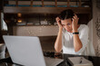 © Seleznov_Molchanova - Upset asian woman working from home office.