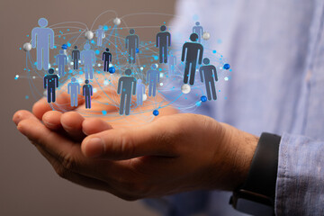organization chart team concept networking business