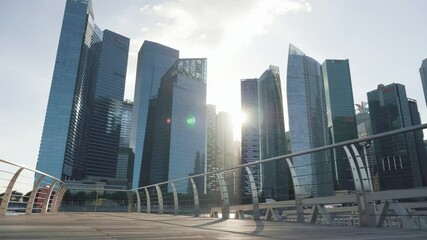 Wall Mural - Singapore Business District