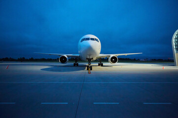 airplane at the airport