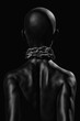 © PixlMakr - Female afro american slave with heavy chain around her neck