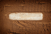 Baseball Pitcher's Mound On Dirt Ball Field