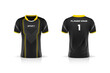 © bellie - Specification Soccer Sport , Esport Gaming T Shirt Jersey template. mock up uniform . Vector Illustration design
