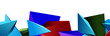© antishock - Triangle mosaic abstract background, 3d triangular low poly shapes. Geometric vector illustration for covers, banners, flyers and posters and other