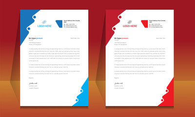 letterhead format template, business style letterhead design template. company letterhead template d