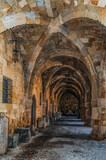 Fototapeta Na drzwi - The hospital building was built in the late 15th century in the late Gothic style and was intended to help pilgrims traveling to the Holy Sepulchre.     