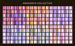 © TMvectorart - Set of metallic gradients. Purple gradients. Collection holographic textures.
