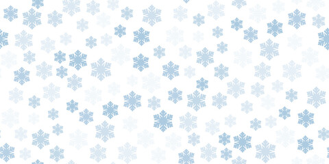 Wall Mural - Snowflakes seamless background