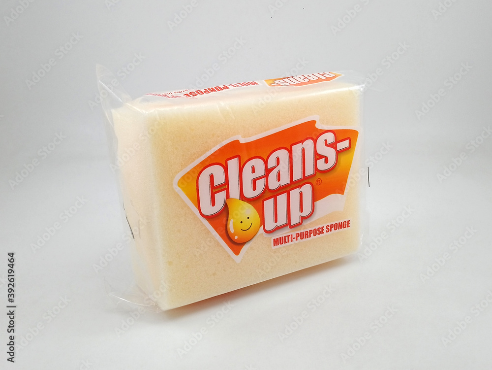 Manella Sponge Cleans up sponge in Manila, Philippines Stock Photo | Adobe Stock