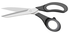Image Of Tailoring Scissors In Black And Gray