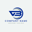 © xd_studio - Initial Letter VB V B Logo Design.