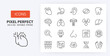 medical care 2 line icons 256 x 256