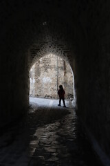 Wall Mural - silhouette of a person