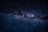 Fototapeta Kosmos - Night Sky, Milky Way. Nature landscape.