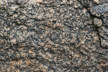 Natural Stone Granite Wall With Rough Structure