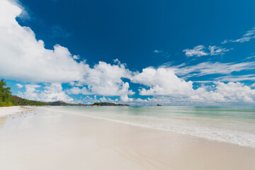 Wall Mural - tropical seychelles beach