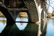 Reflections Under The Pedestrian Bridge Austin Texas