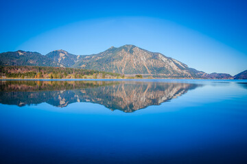 bavaria, water, walchensee, lake, mountain, germany, blue, nature, alps, landscape, sky, mountains, see, german, travel, forest, view, tree, autumn, summer, alpen, scenic, vacation, outdoors, green, r