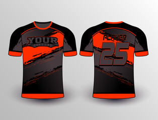 Dark grey black orange crazy blush slash pattern jersey for baseball softball esports team gear