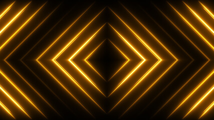 Wall Mural - abstract golden background with shiny neon glow. glamour striped texture for holiday party celebrati