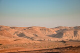 Fototapeta  - sandy hills in the desert of Israel, Red Canyon near the city of Eilat.