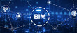© putilov_denis - The concept of business, technology, the Internet and the network. virtual screen of the future and sees the inscription: BIM