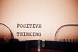 Positive thinking phrase
