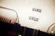 Game over phrase
