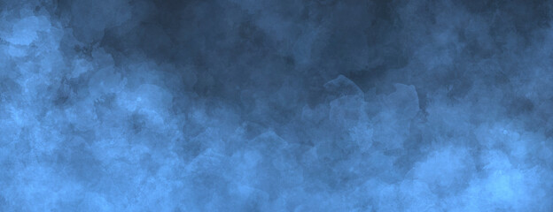 Canvas Print - blue dark deep abstract cute elegant background with light large spots and light grain. universal backdrop for any purpose