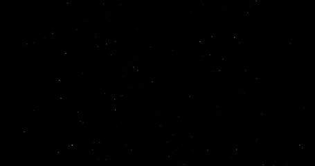 Wall Mural - 3d illustration realistic snow fall christmas xmas overlay twinkling sparkling stars space in isolat
