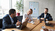 © Prostock-studio - Business People Talking Working Sitting At Desk In Office, Panorama