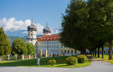 STAMS, AUSTRIA, SEPTEMBER 9, 2020 - Cistercian Stams Abbey (Stift Stams) In Stams, Imst District, Tyrol, Austria.