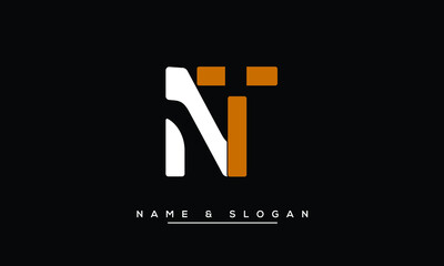 NT, TN, N, T  Abstract Letters Logo Monogram