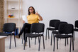 © Elnur - Young male student waiting for teacher in the classroom