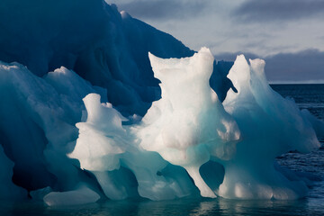 Wall Mural - iceberg in lomfjorden, spitsbergen island, svalbard, norway