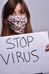 Sticker - STOP VIRUS