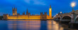 Der Palast von Westminster in London