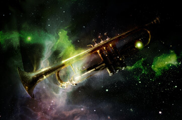 trumpet abstract jazz