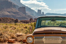 Old Truck In Desert Of Southwest USA