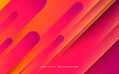 Wall Mural - yellow and purple gradient geometric background