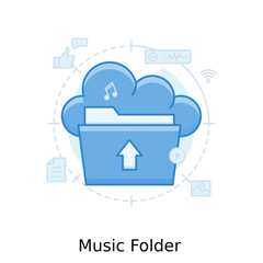 Sticker - Music Folder 