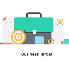 Wall Mural - Business Target 