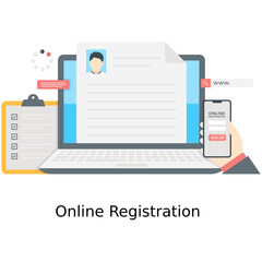 Sticker - Online Registration 