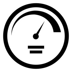 Sticker - Solid Speedometer Vector 