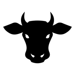 Wall Mural - Cow Head Vector 