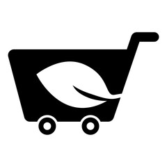 Sticker - Eco Cart Vector 