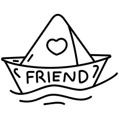 Poster - Friendship Logo Vector 