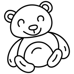 Sticker - Teddy Bear Vector 