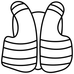 Poster - Life Jacket Drawing 