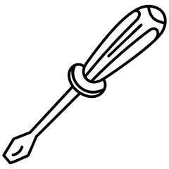 Sticker - Mechanical Screwdriver Vector 